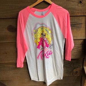 RPDR Trixie Mattel AUTOGRAPHED Baseball Tee
